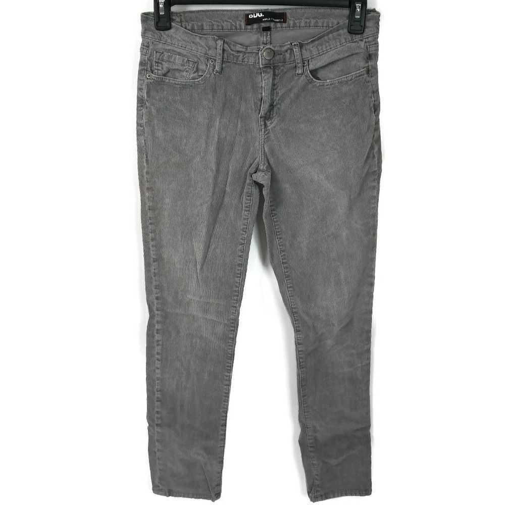 BDG Urban Outfitters Gray Ankle Cigarette Jeans 30 Corduroy Pockets Adult Pants